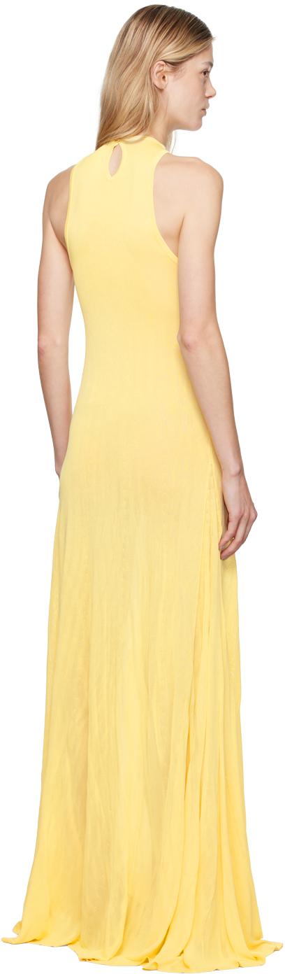 【送料&関税込】Jacquemus La Robe Maille Sculta La Robe Maille Sculta maxi dress in yellow - Jacquemus