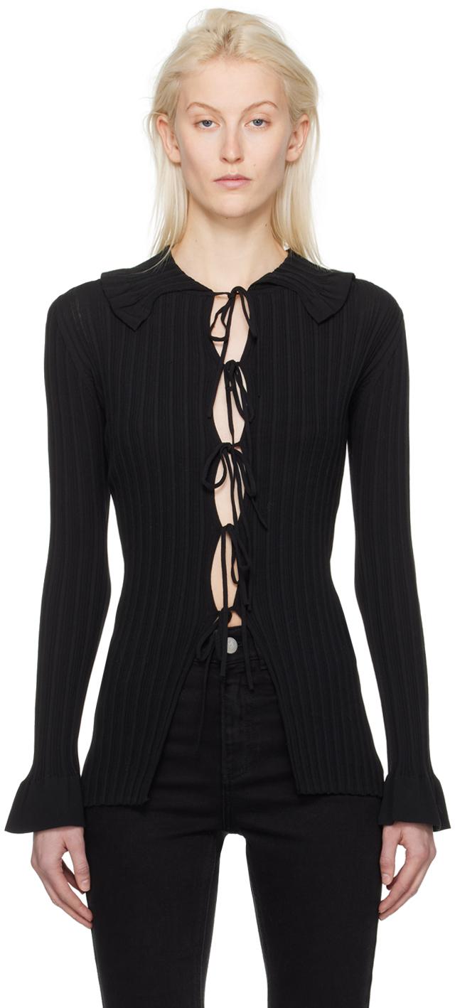 By Malene Birger レディース ブラック Devora リブニット 