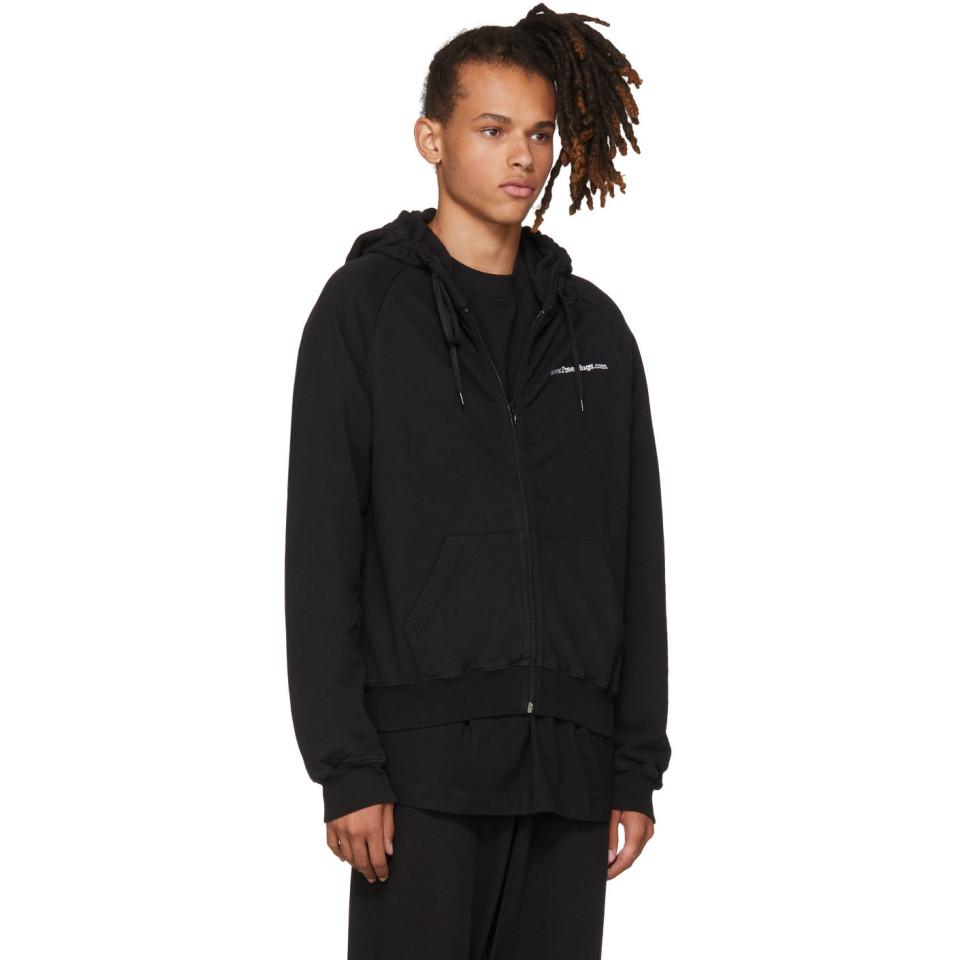 Y*様 VETEMENTS 17FW Free Hugs Zip-up Hood vetements-black-Black-Free-