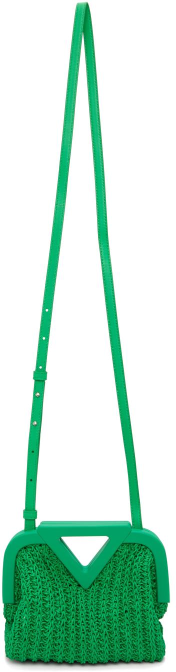 Bottega Veneta レディース グリーン ーン スモール Point バッグ  