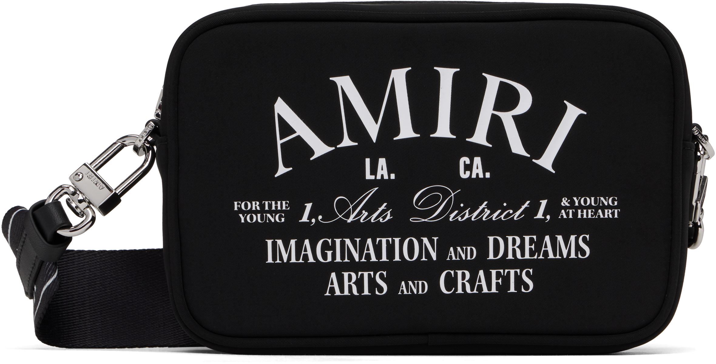 *AMIRI* Panther カメラバッグ ブラック Amiri 'Arts District' Camera Case Bag in Black for Men