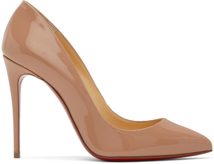 Christian Louboutin レディース ブラック ベージュ Pigalle Follies 