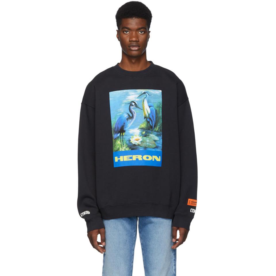 heron preston hoodie birds