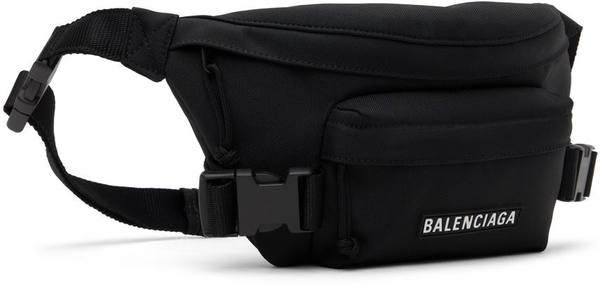 Balenciaga Runway Fanny Pack Balenciaga Black Skiwear Ski Belt Bag