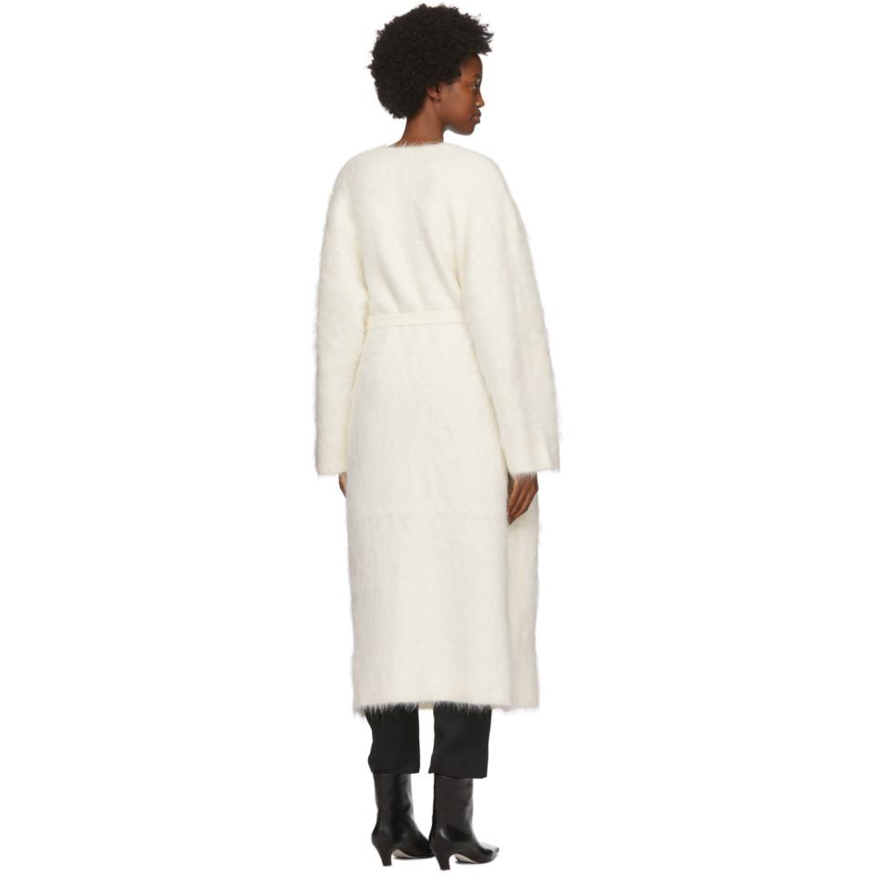 Totême White Alpaca Sa Rocha Cardigan | Lyst