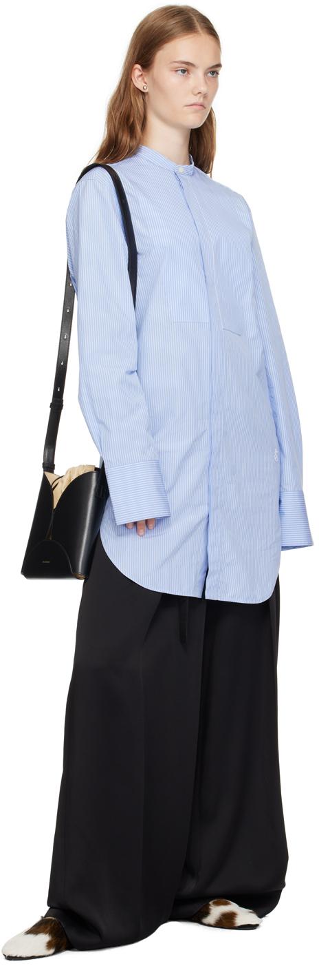 Jil Sander レディース ホワイト シルバー スタッドピアス イヤリング 