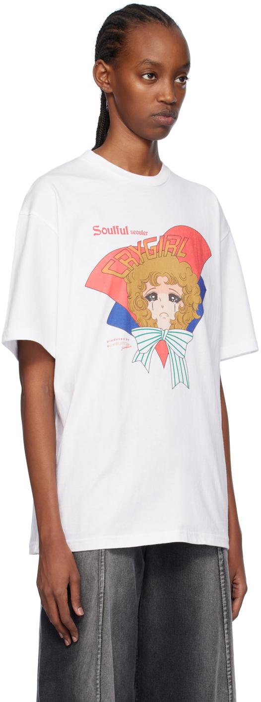 pushBUTTON Soulful Crying Girl Tシャツ 未使用の通販 by momo