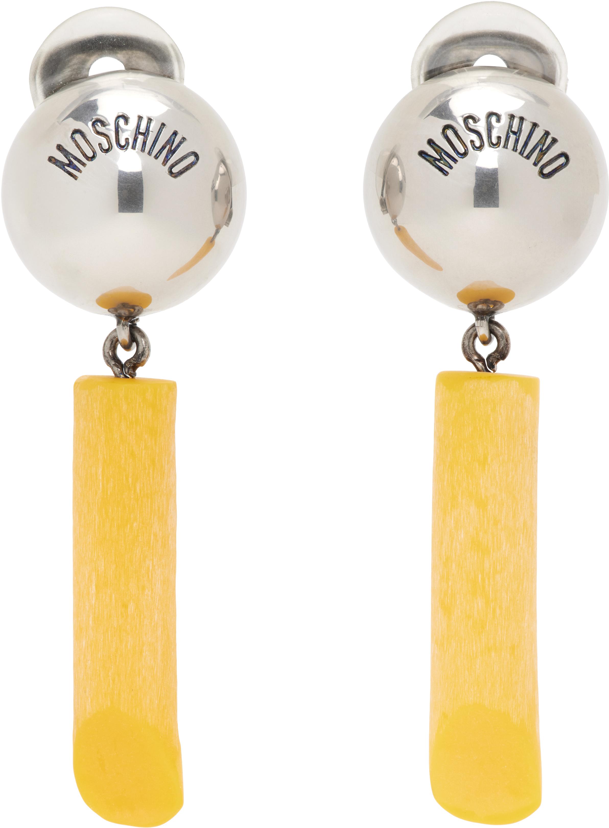 【送料&関税込】Moschino Round Earrings Moschino Logo earrings | Women's Jewelery