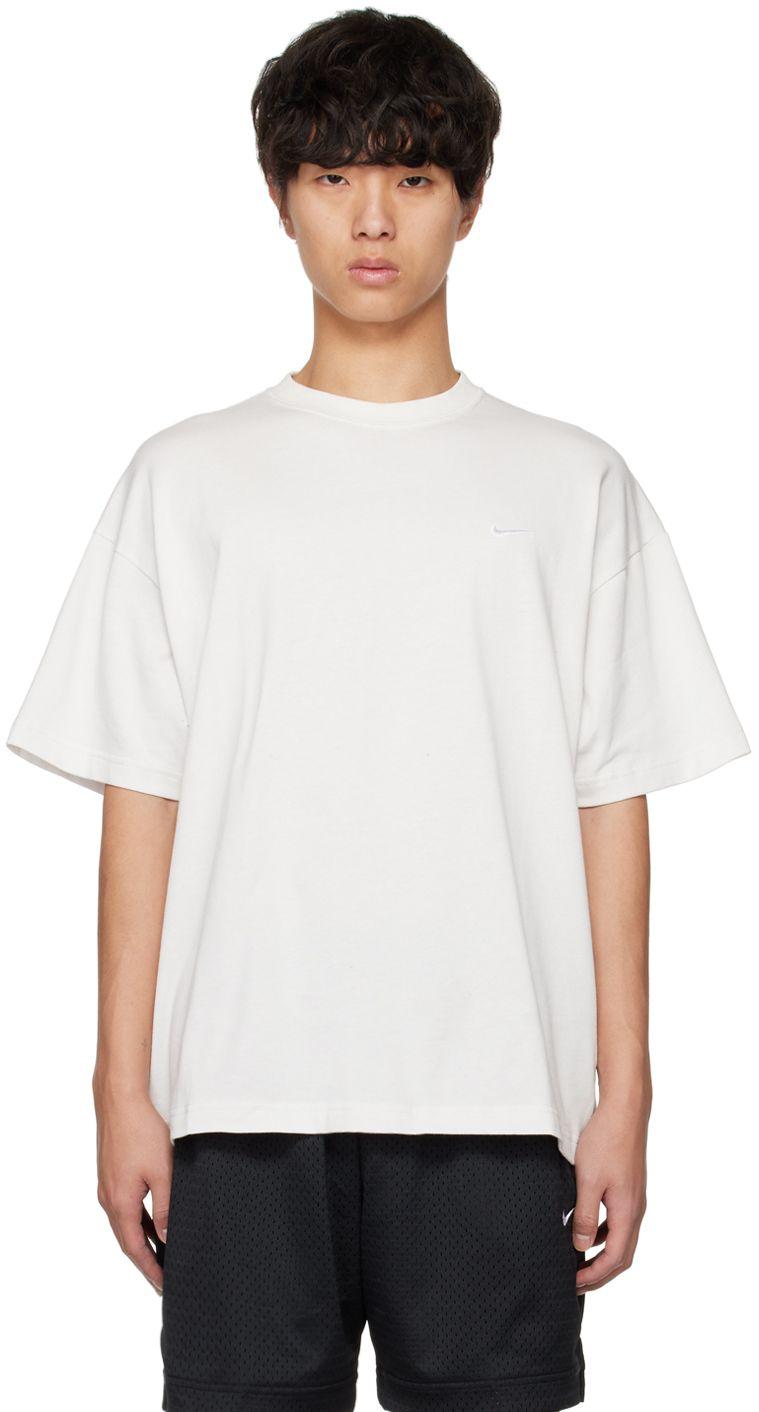 Nike White Solo Swoosh T-shirt for Men | Lyst