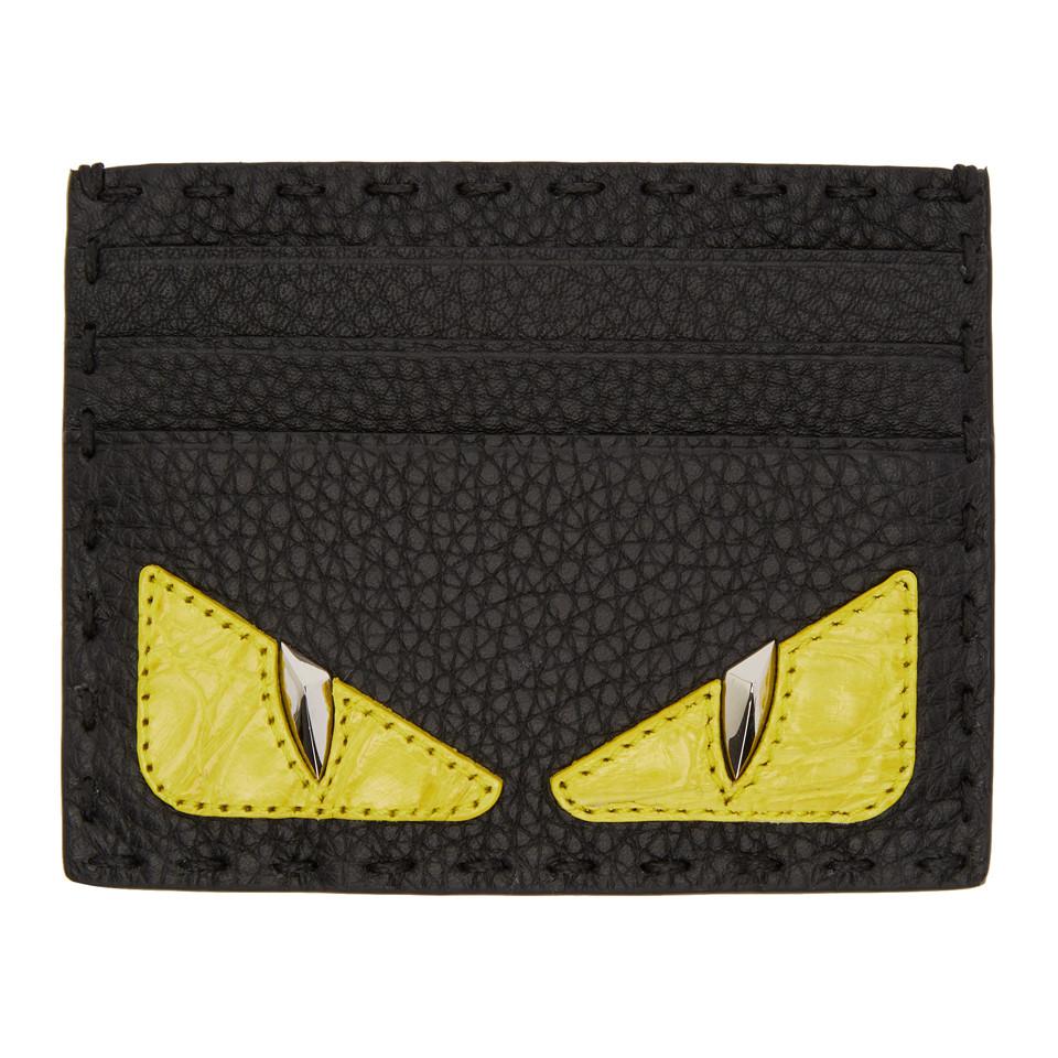 fendi leather card holder