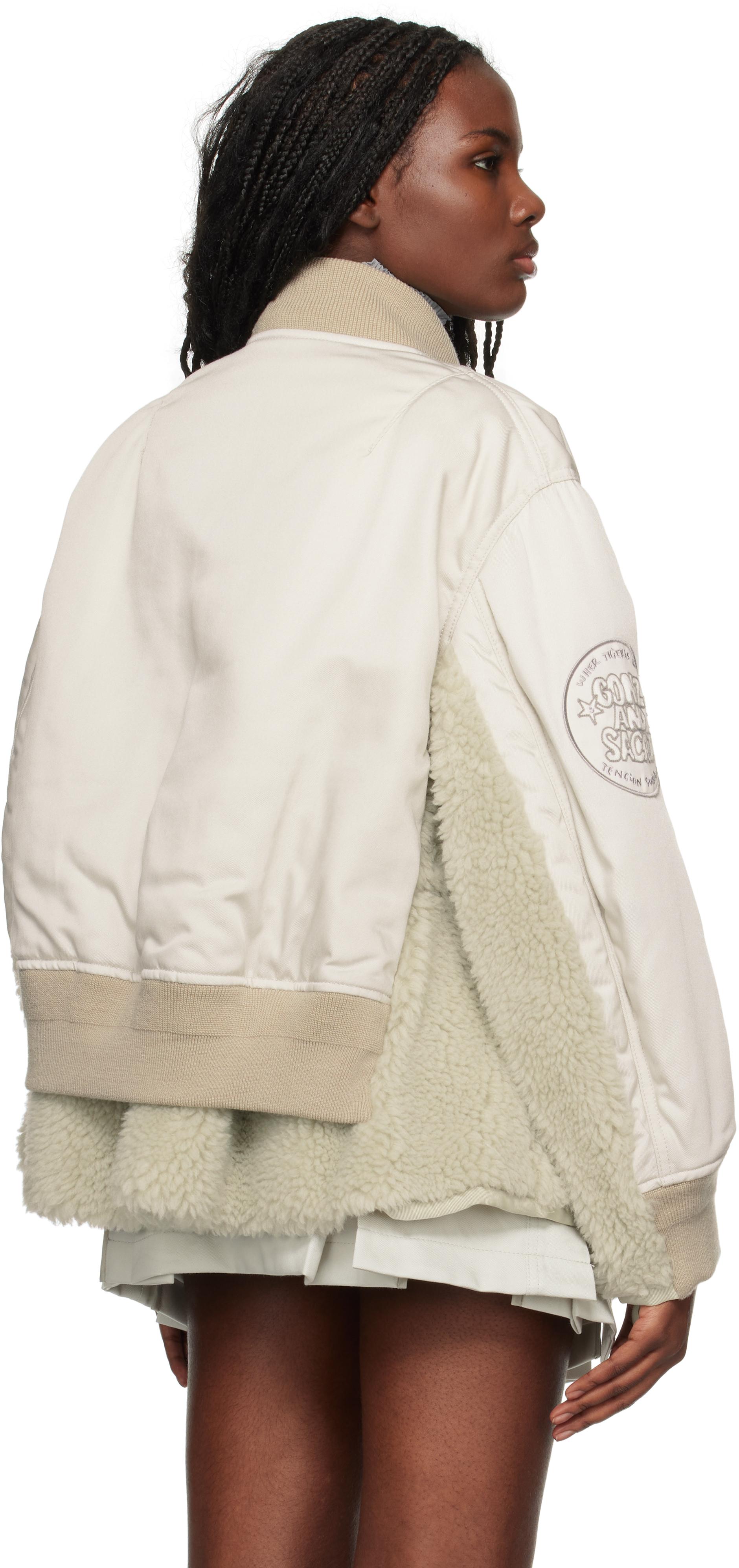 Sacai Spiewak & Gonz Edition Multi Patch Bomber Jacket in