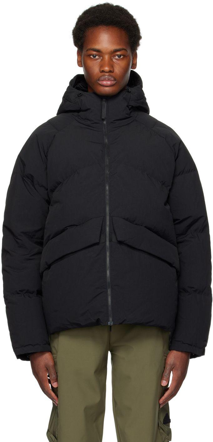 adidas Originals Big Baffle Down Jacket in Black for Men Lyst