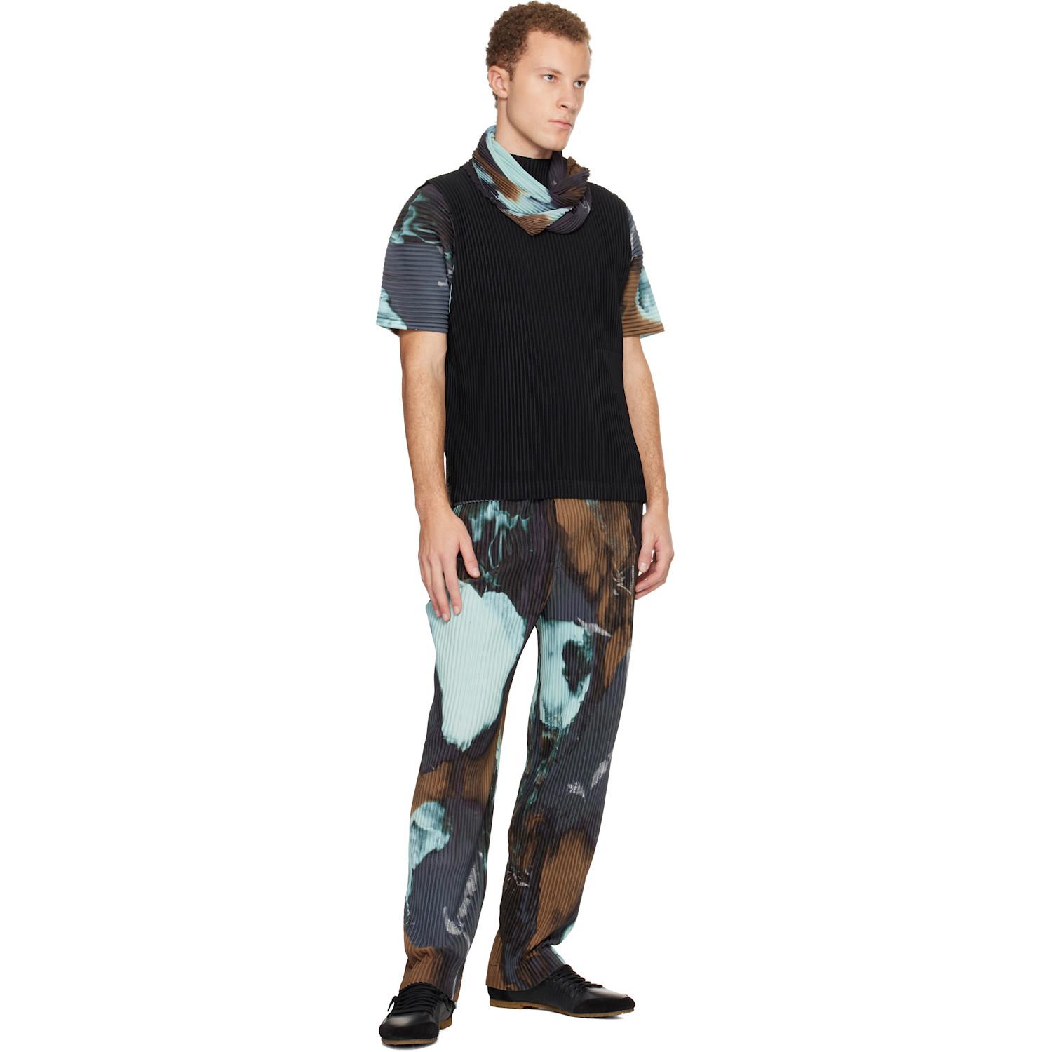 Homme Plissé Issey Miyake Agate Scarf in Black for Men | Lyst