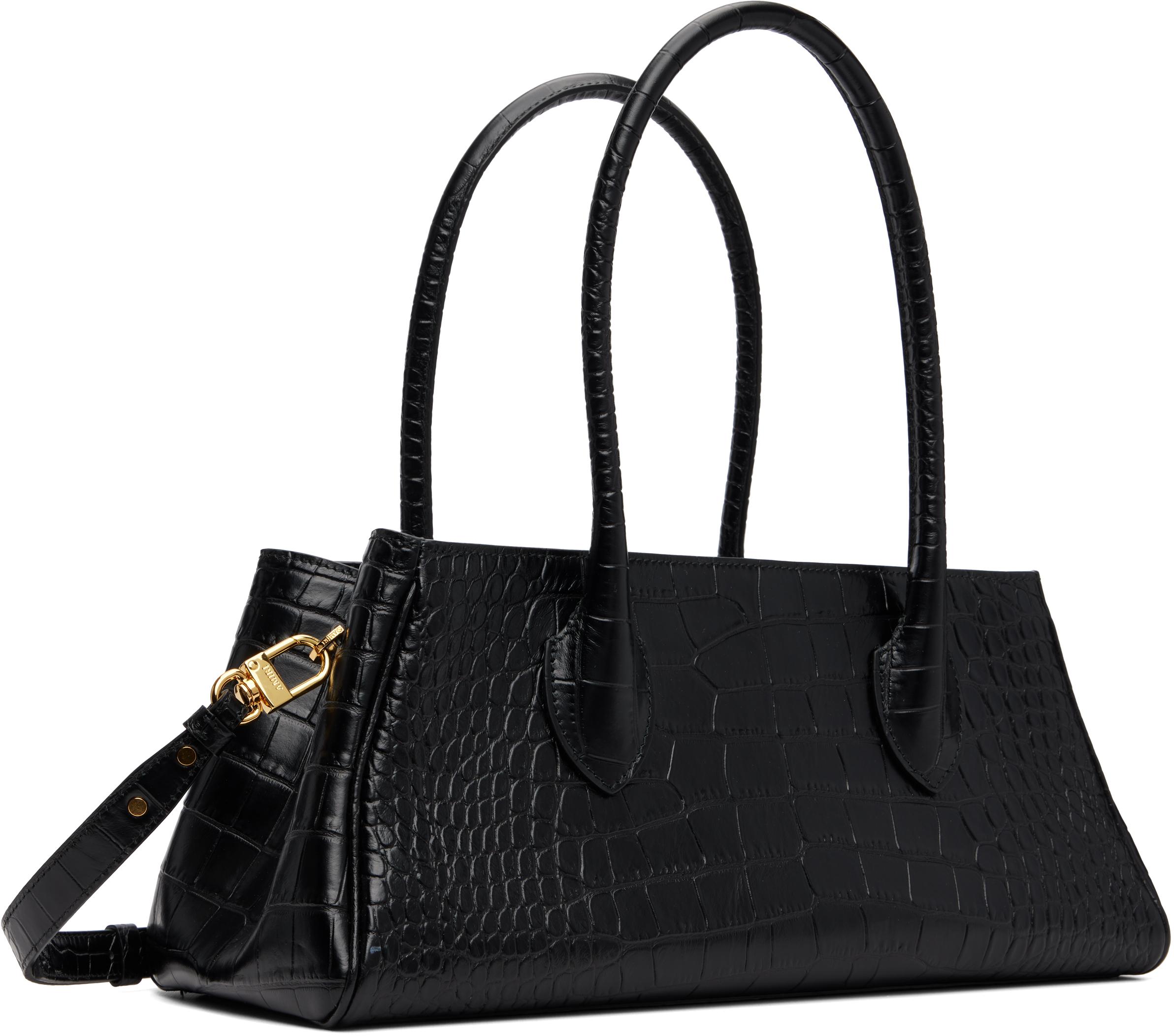 Amiri Embossed Croc Honey 40 Shoulder Bag in Black | Lyst Canada