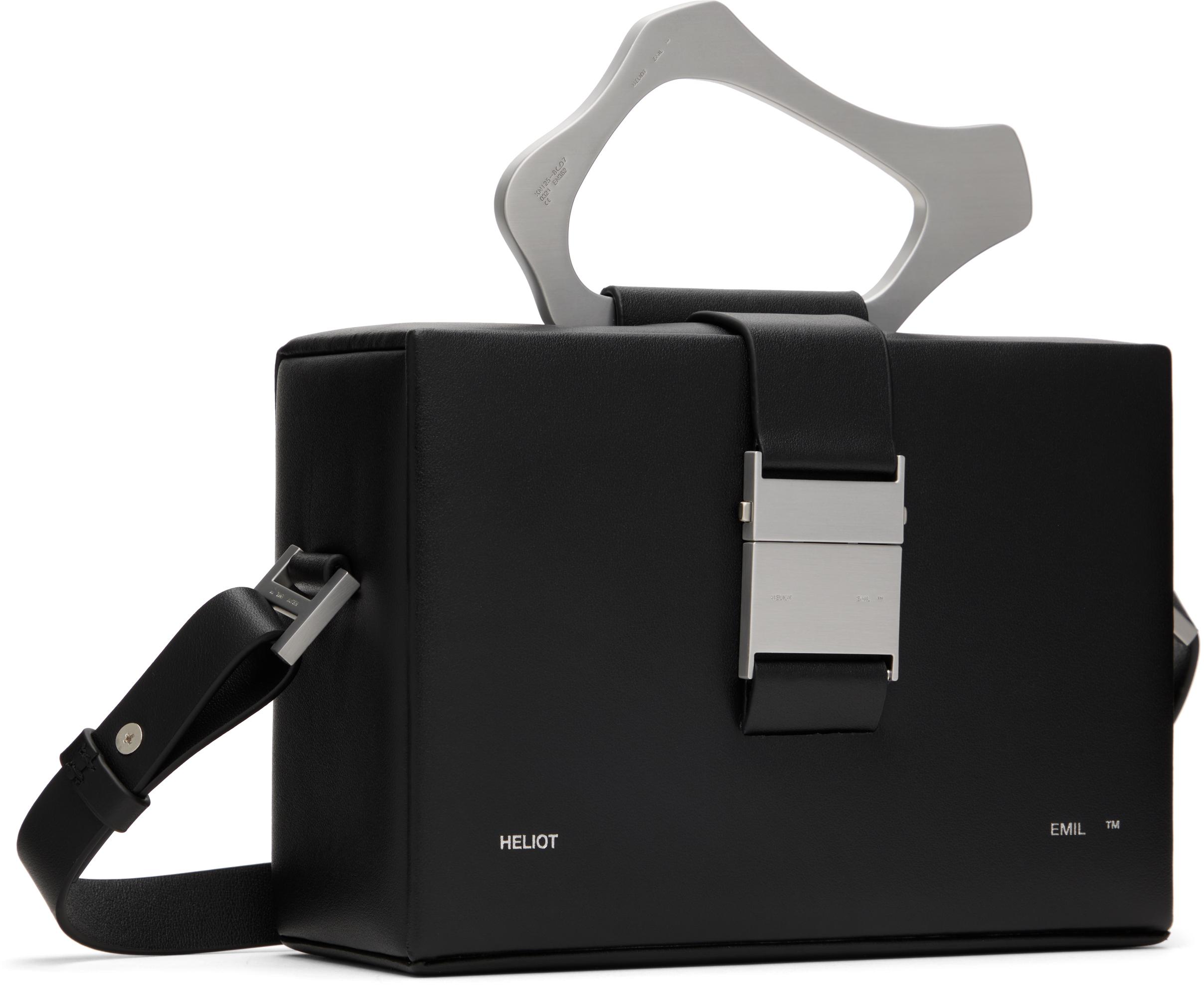 HELIOT EMIL Amorphous メッセンジャーバッグ heliot-emil-BLACK-Solely-Box-