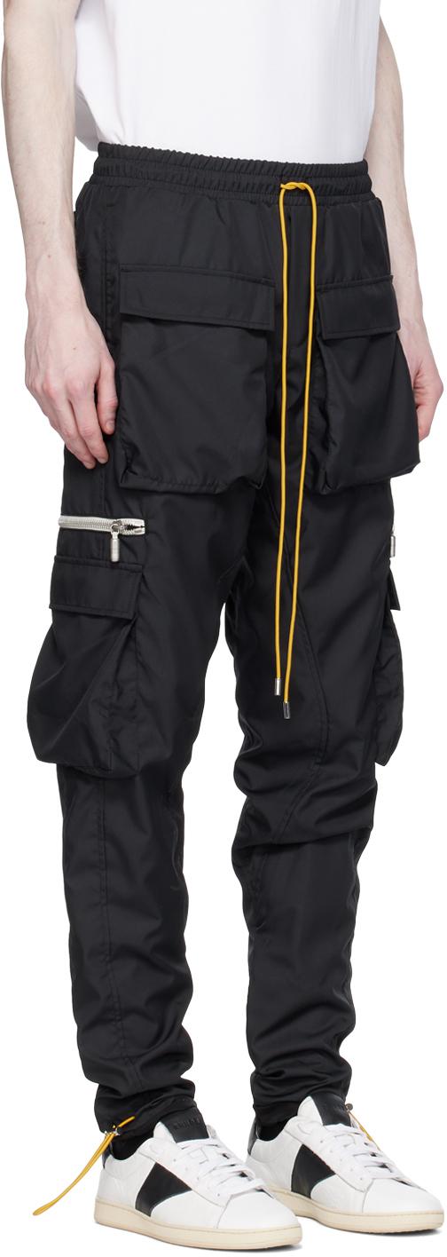 【関税込み】Rhude ブラック Corda Ski カーゴパンツ 2TYPEストレートカーゴパンツ | レディースファッション通販