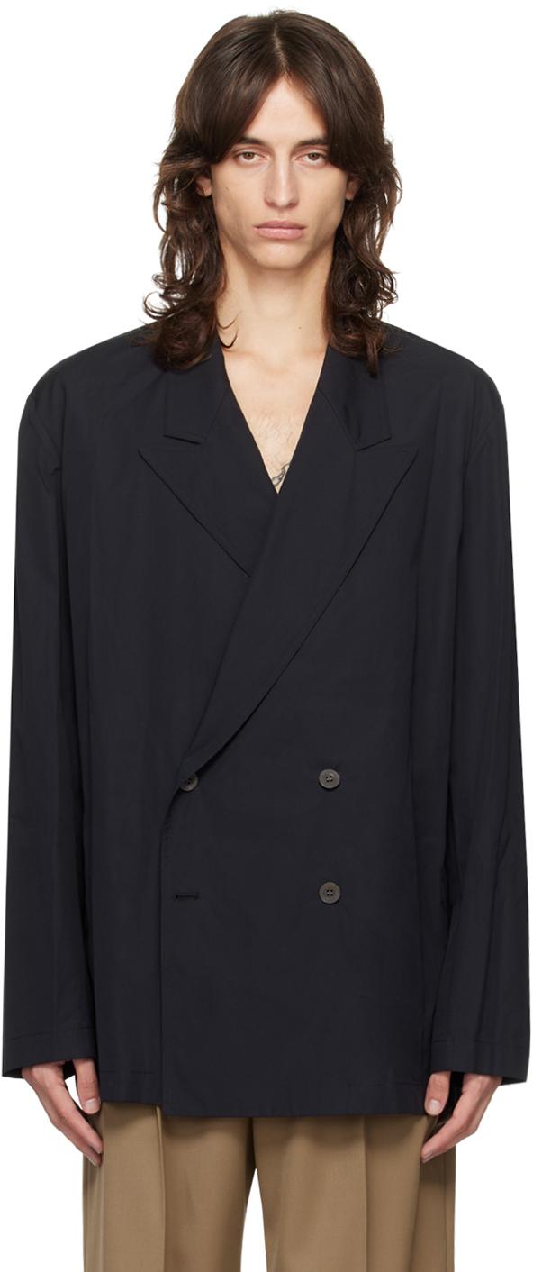 ファッション通販 安い Van Dries Noten テーラード コットンポプリン ブラック メンズ ジャケット・アウター