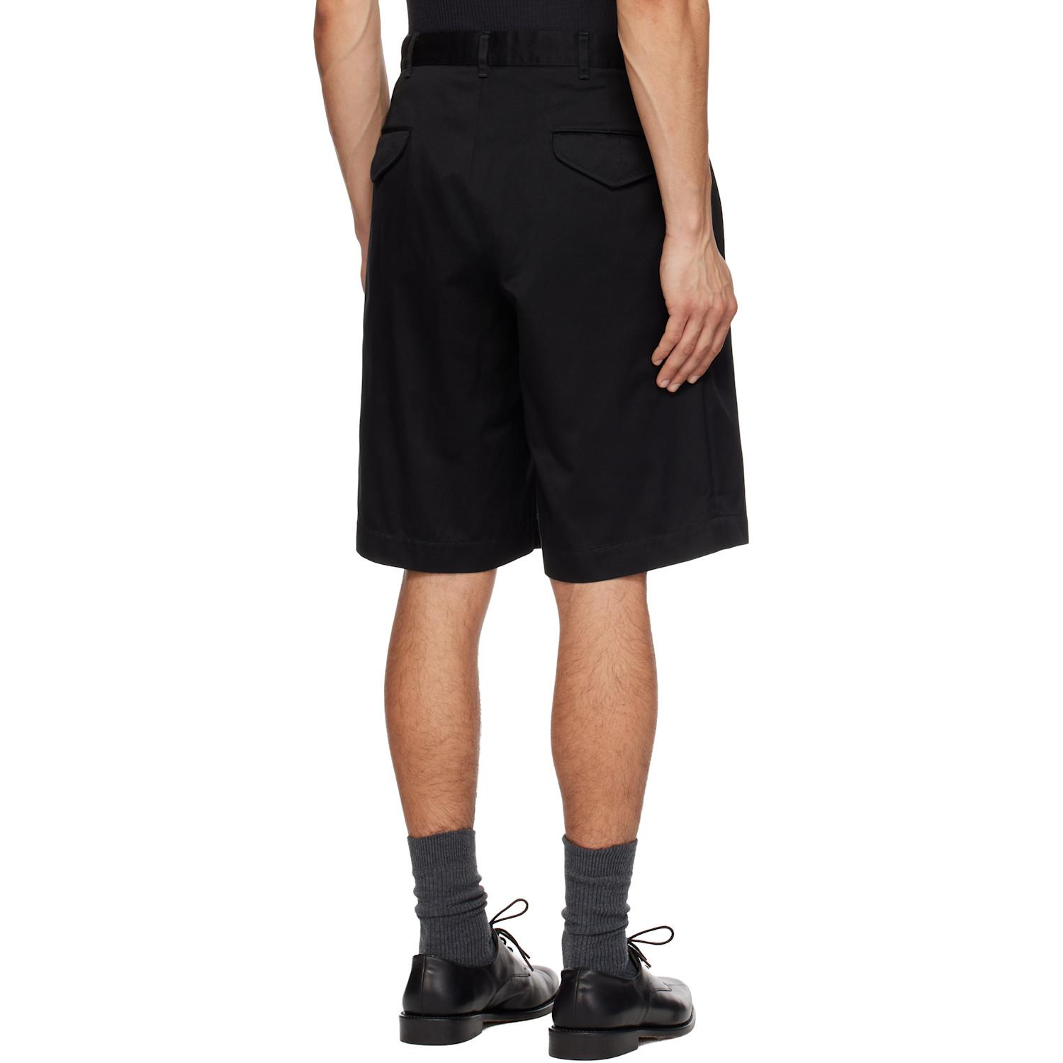 Nanamica Double Pleated Chino Shorts in Black for Men | Lyst