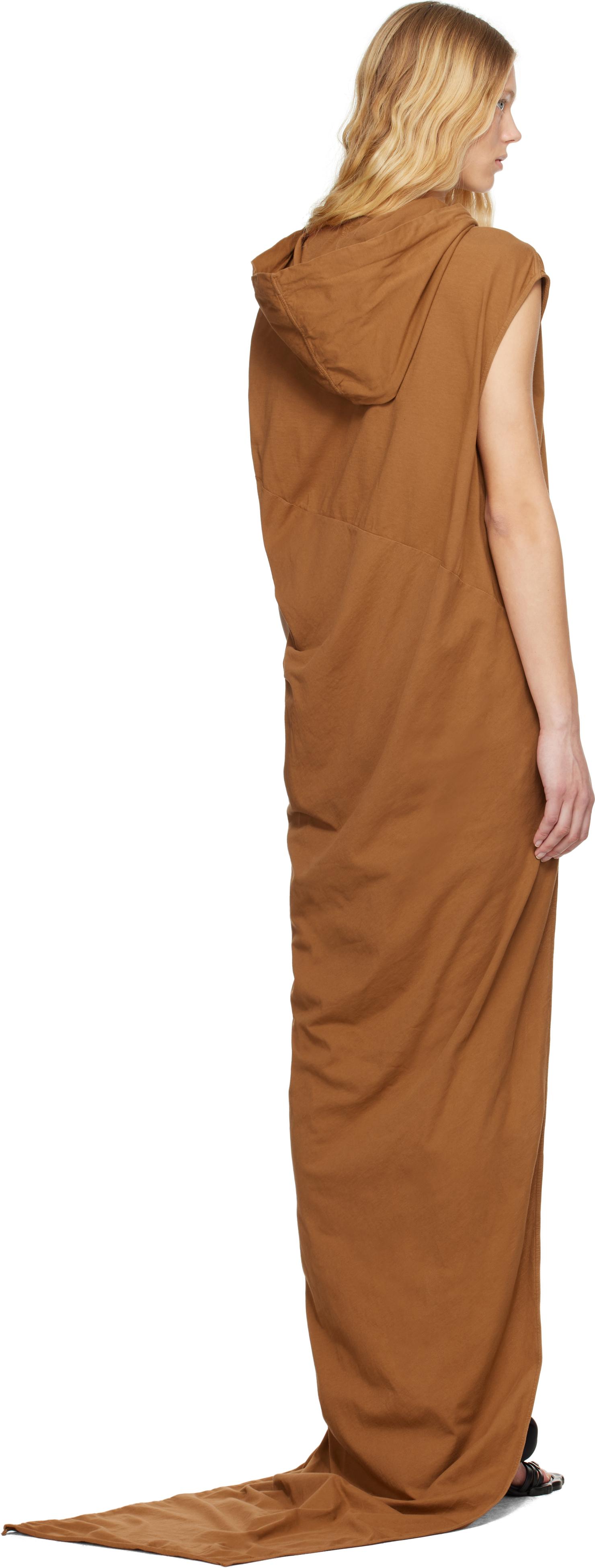 Rick Owens オレンジ Hollywood Edfu T マキシワンピース