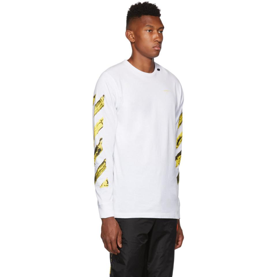 Off-White c/o Virgil Abloh Ssense Exclusive White And Yellow