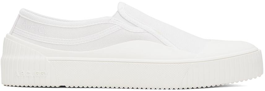 A.P.C. メンズ ブラック ホワイト iggy スニーカー スニーカー