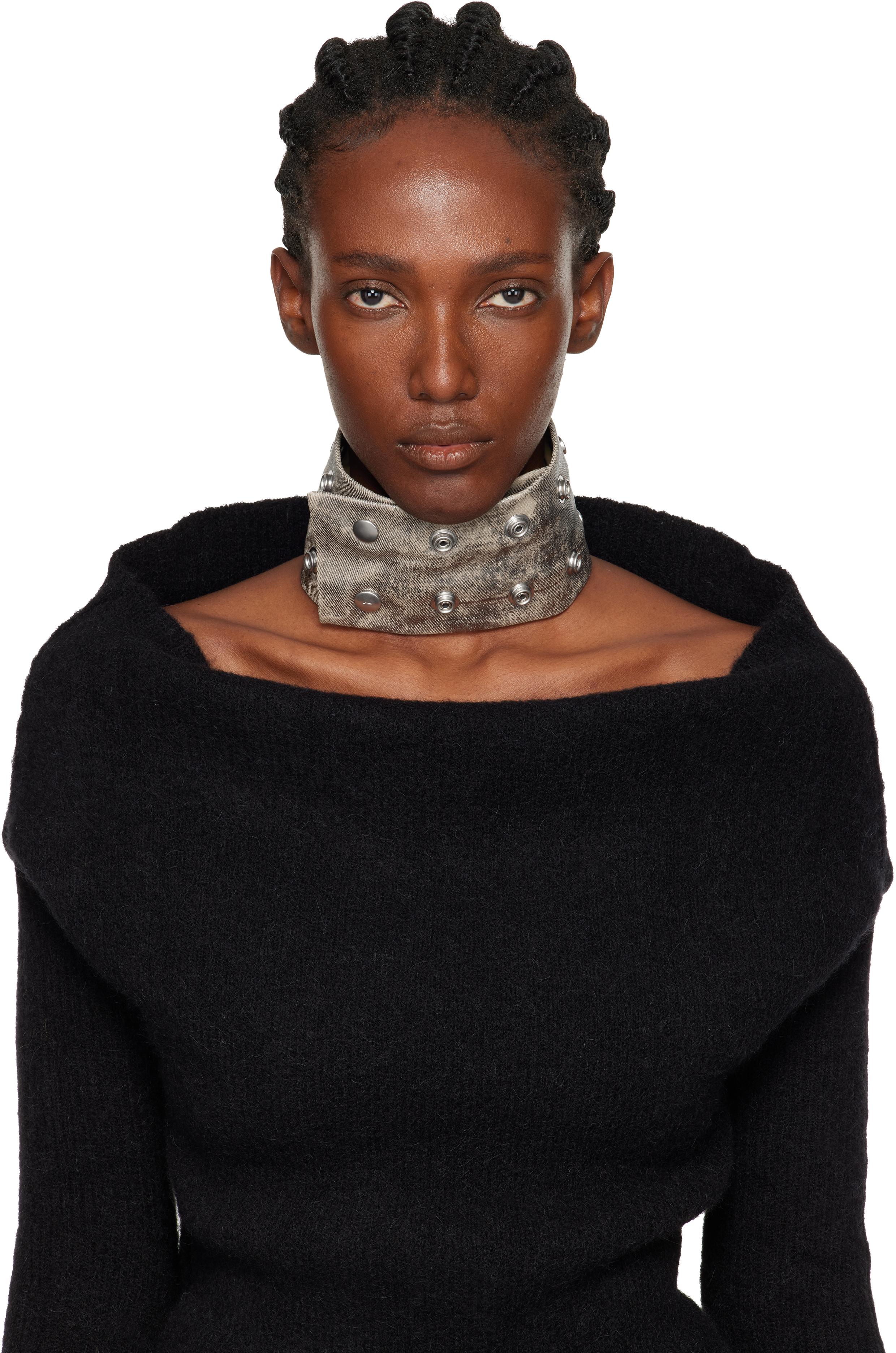 Rick Owens Strobe Choker Rick Owens Necklaces For Men Online Sale