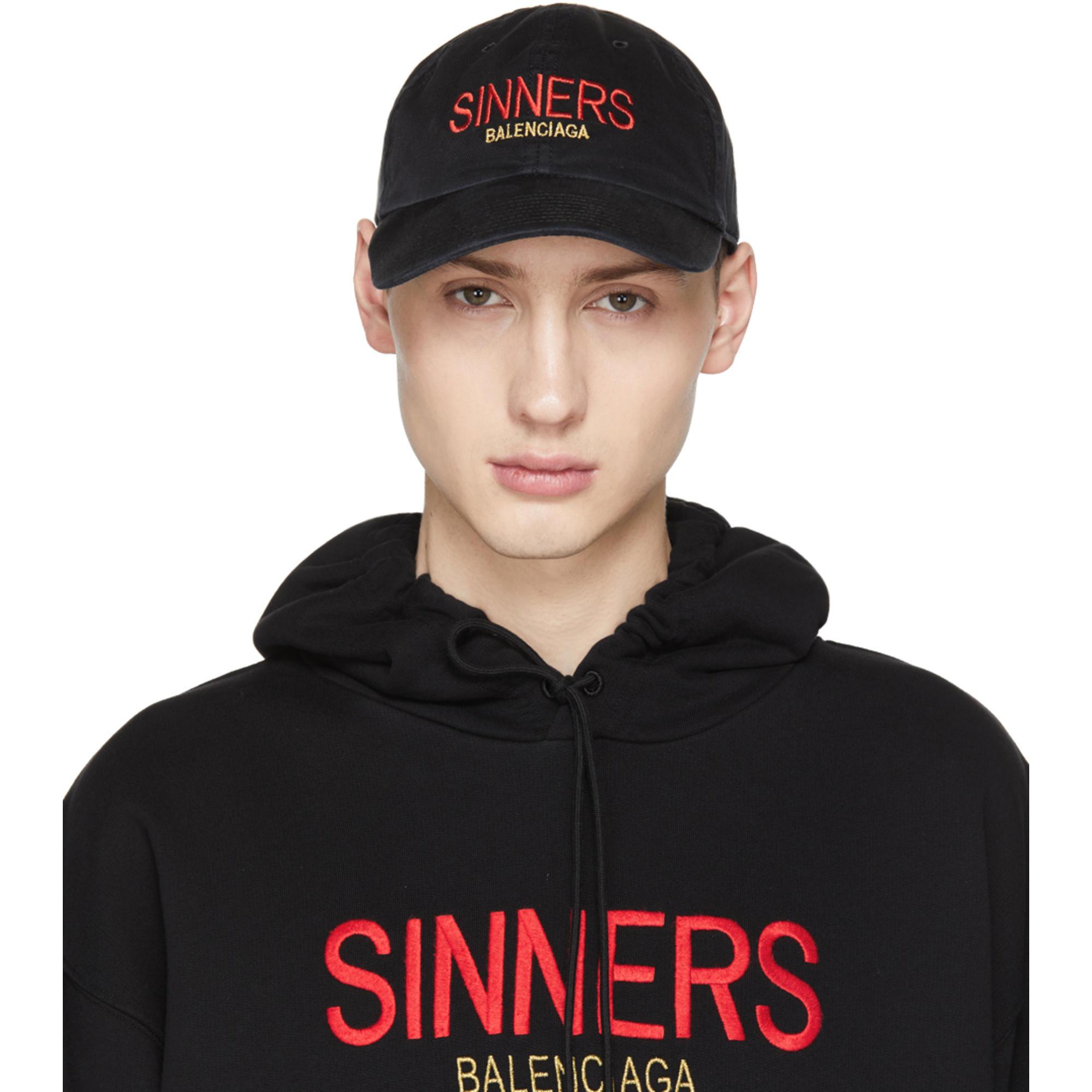 balenciaga sinners cap