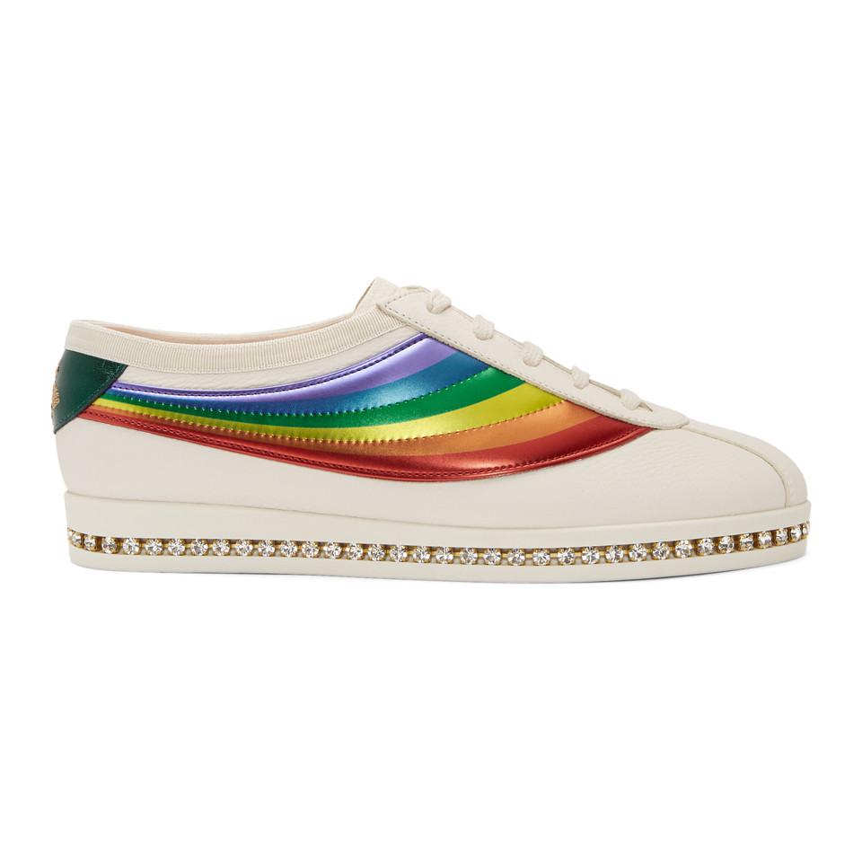 gucci rainbow trainers