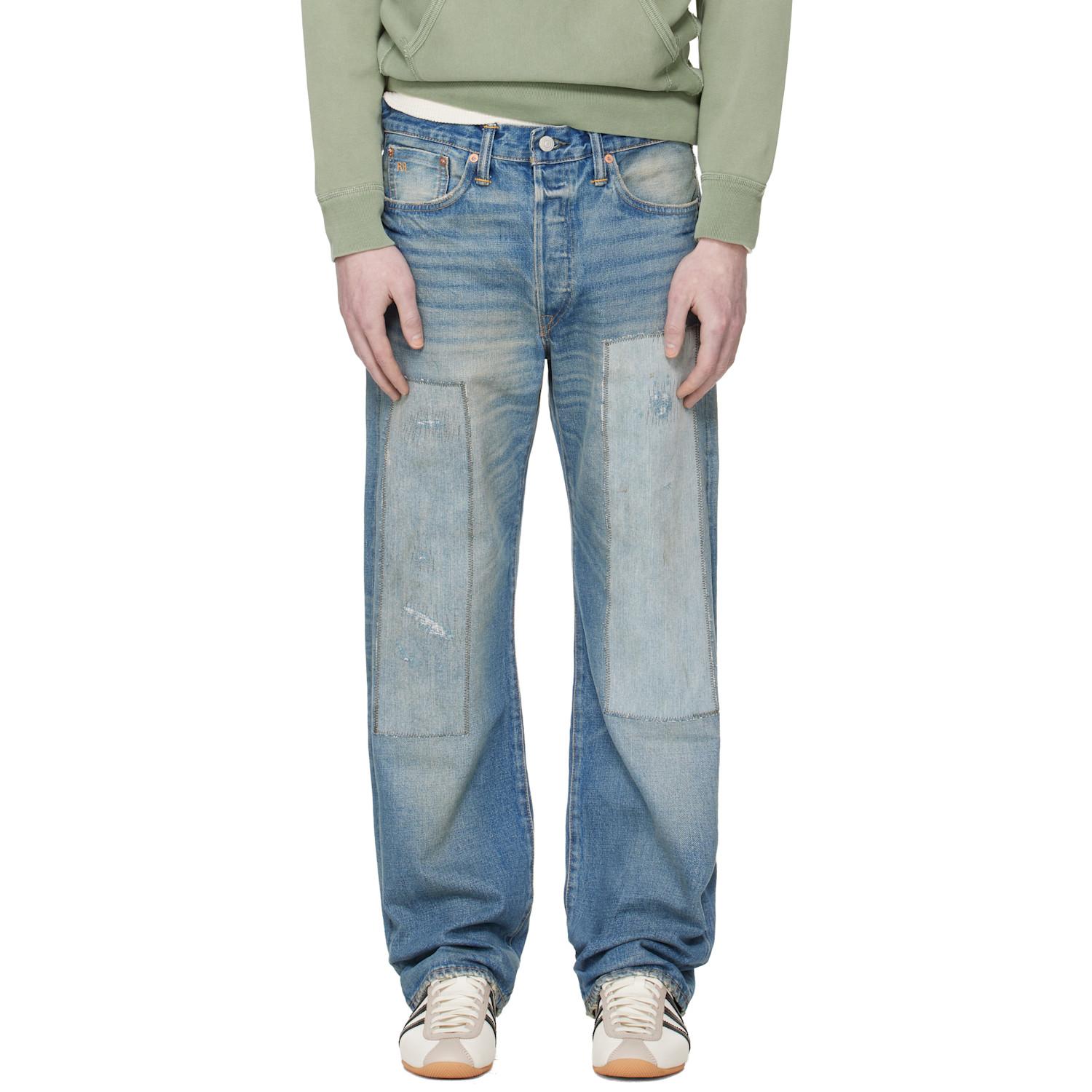 RRL Vintage 5-Pocket Midlands Selvedge Jeans in Blue for Men | Lyst