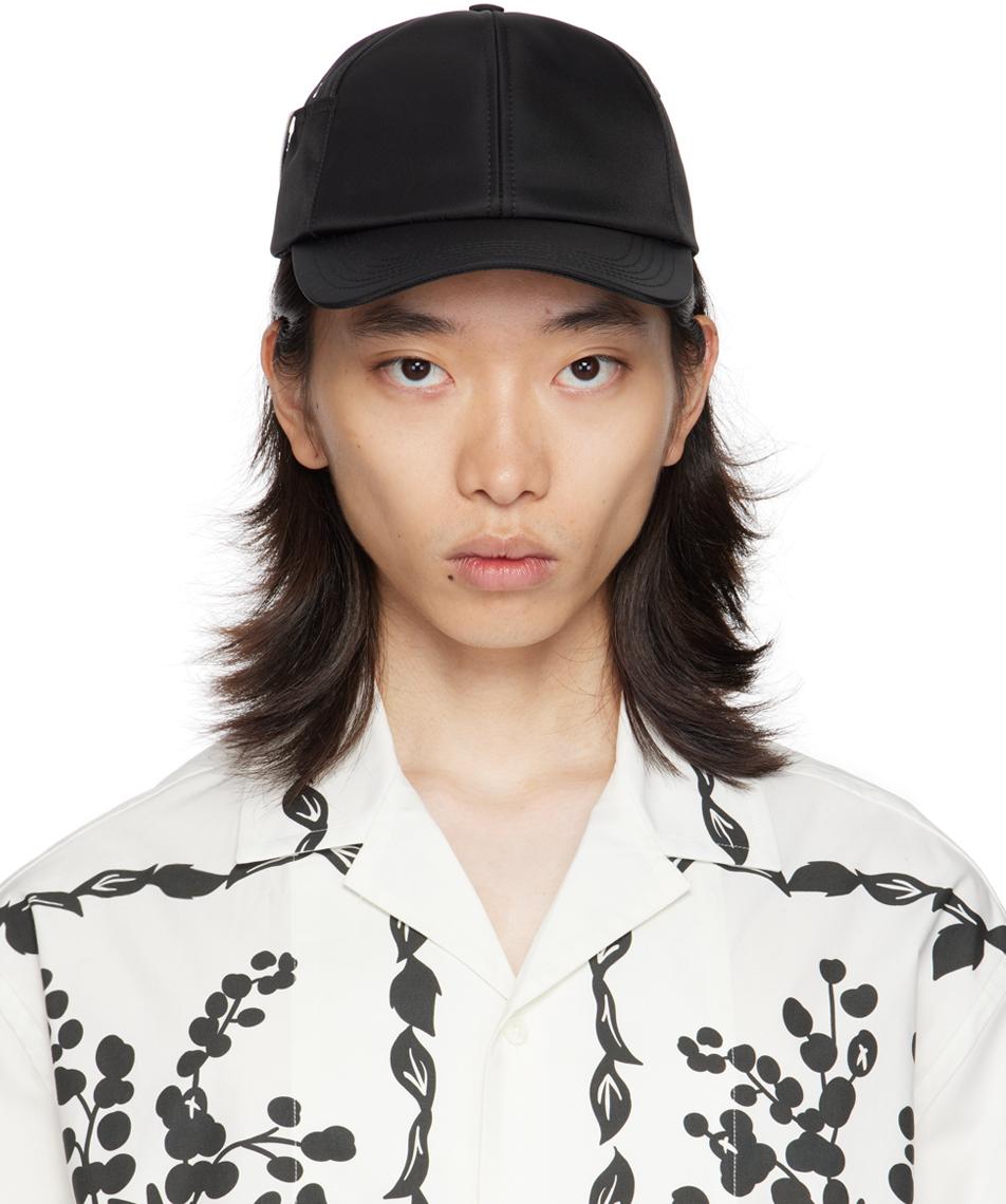 JACQUEMUS ブラックナイロンキャップ