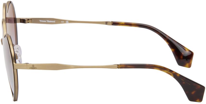 Vivienne Westwood トータスシェル サングラス Vivienne Westwood Laurent トータスシェル スクエアサングラス