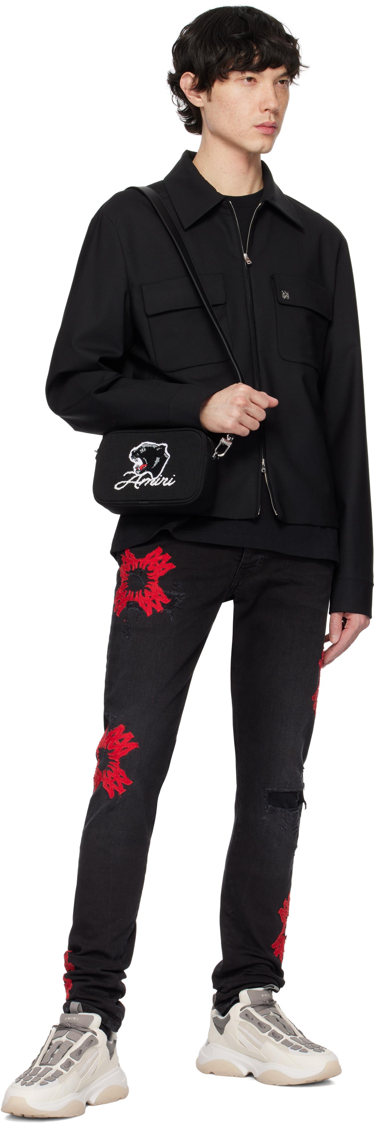 メンズ Amiri ブラック Panther カメラバッグ ブラック | Lyst