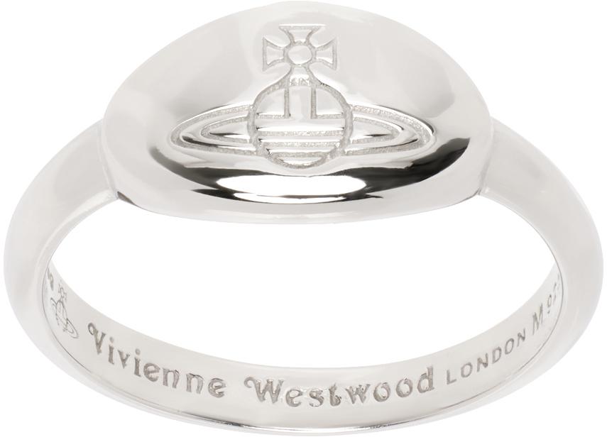 offer discounted Vivienne Westwood Men s White Silver Tilly Ring