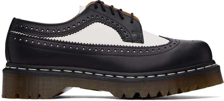 Dr martens brogue cheap black and white bex