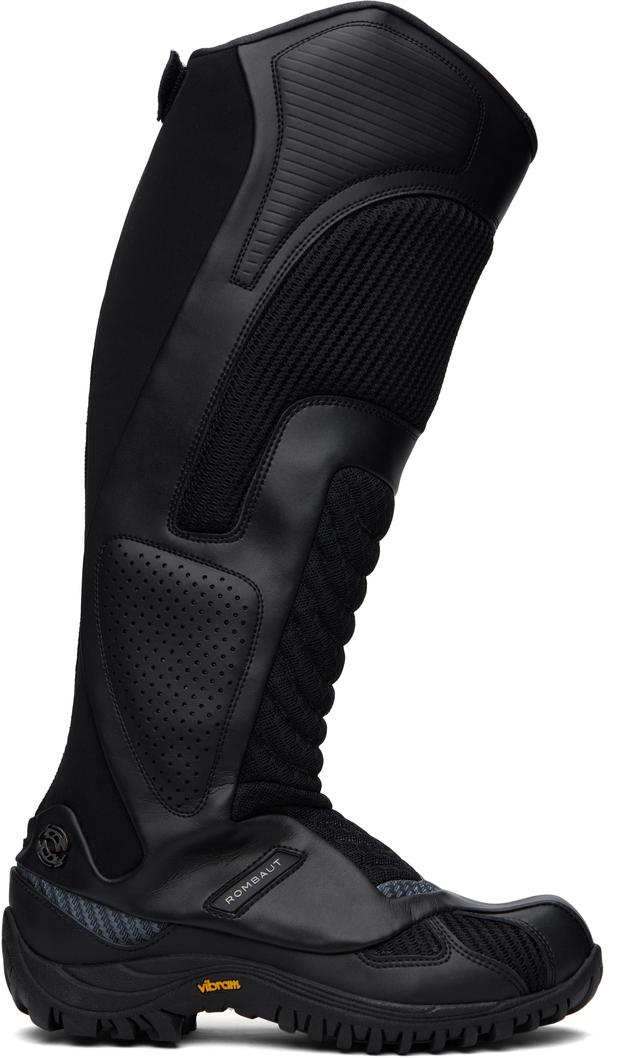 【関税込み】Rombaut ブラック Vizor ロングブーツ Vizor Black Boot - Rombaut - Footwear – ROMBAUT