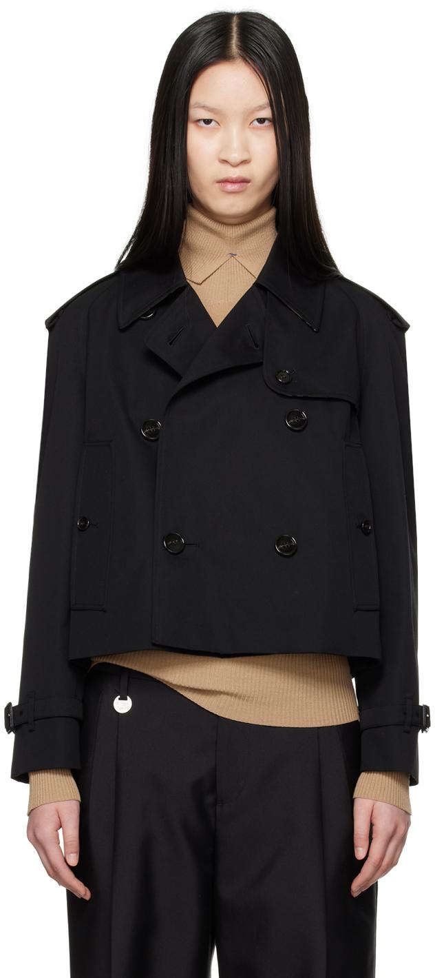 Burberry レディース ブラック クロップド ジャケット ジャケット
