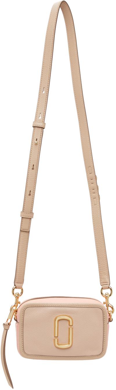 Marc Jacobs The Softshot Colorblocked 17 Crossbody Bag Leather