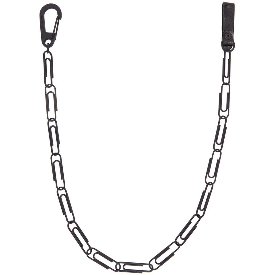 OffWhite c/o Virgil Abloh Black Paperclip Keychain Lyst