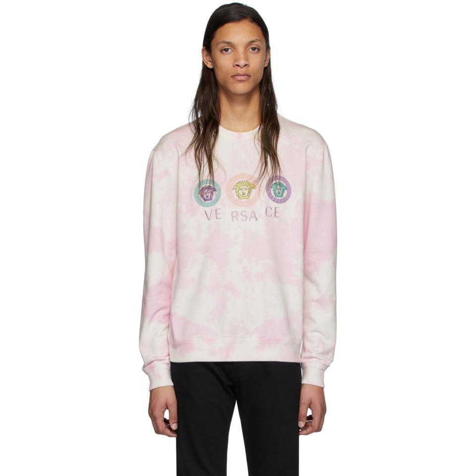 versace tie dye sweatshirt