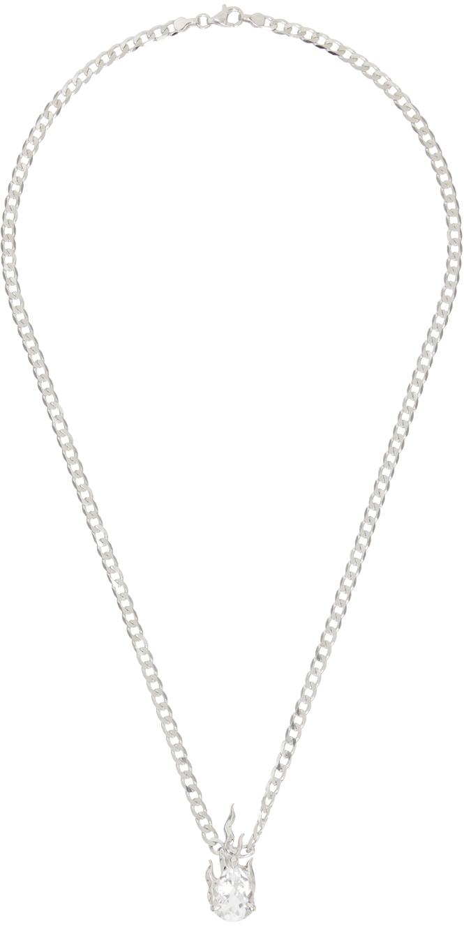【関税込み】Alan Crocetti シルバー Clear Drip ネックレス Silver Clear Drip Necklace by Alan Crocetti on Sale