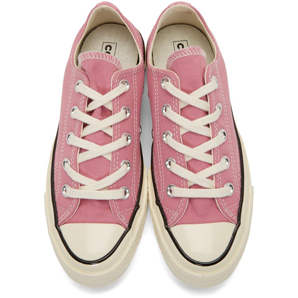Converse Pink Chuck 70 Low Sneakers | Lyst