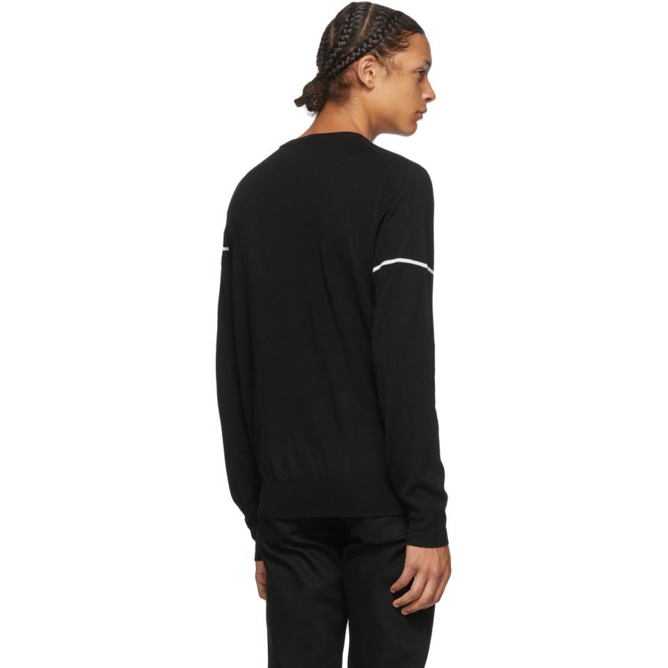 givenchy split logo sweater