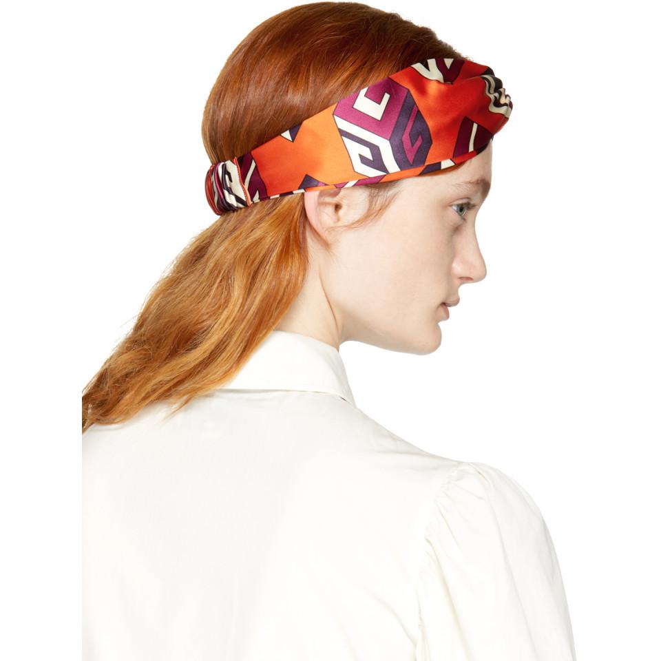 orange gucci headband