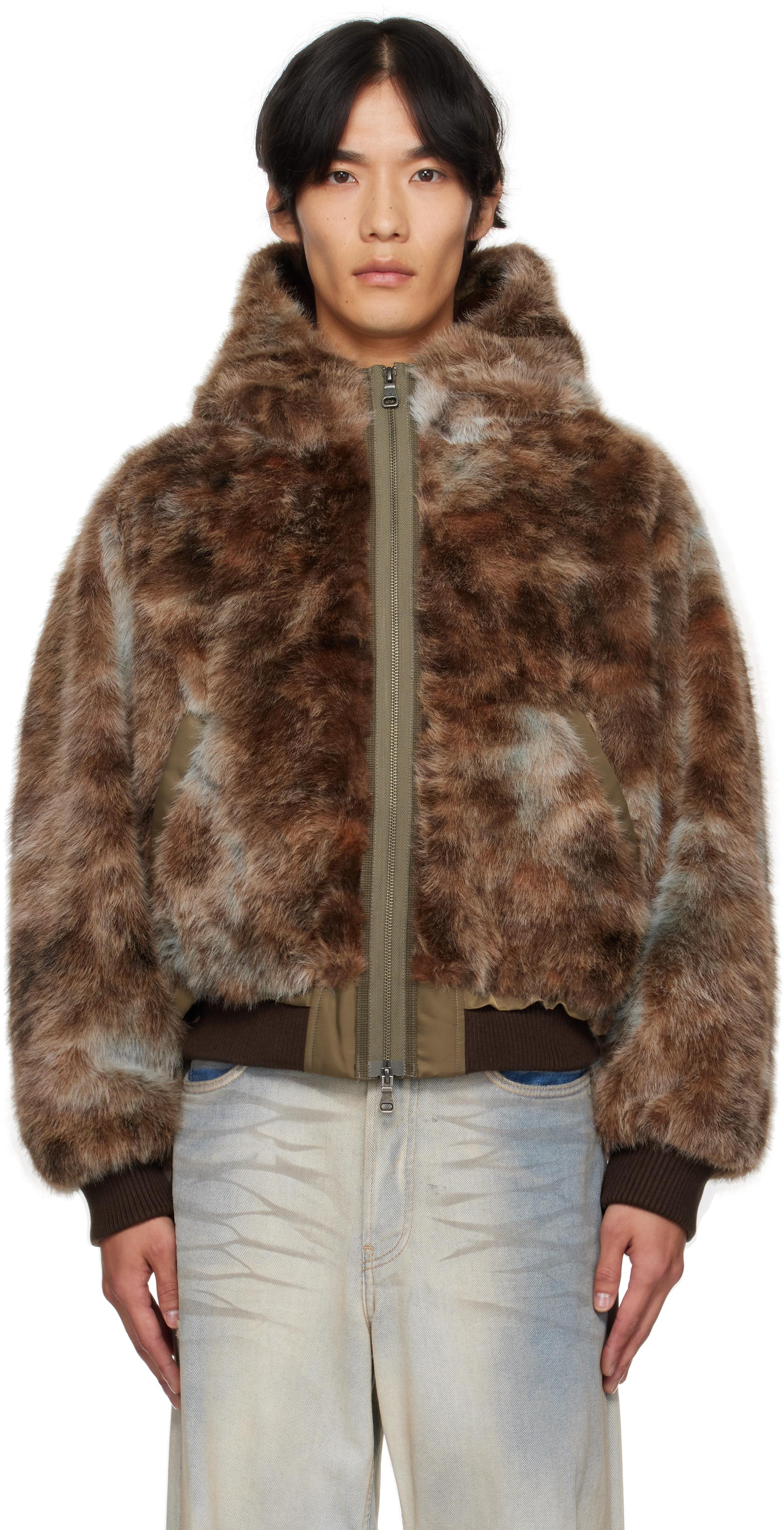 ANDERSSON BELL Vanessa Faux-Fur Jacket in Brown for Men | Lyst Canada