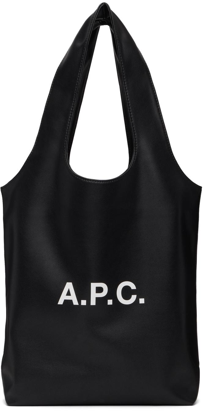 A.P.C. トートバッグ TOTE NINON SMALL ブラック