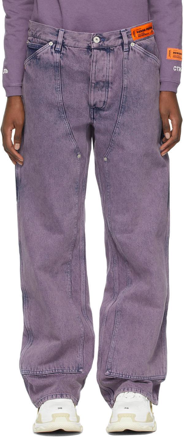 Heron Preston Denim Over-dyed Carpenter 
