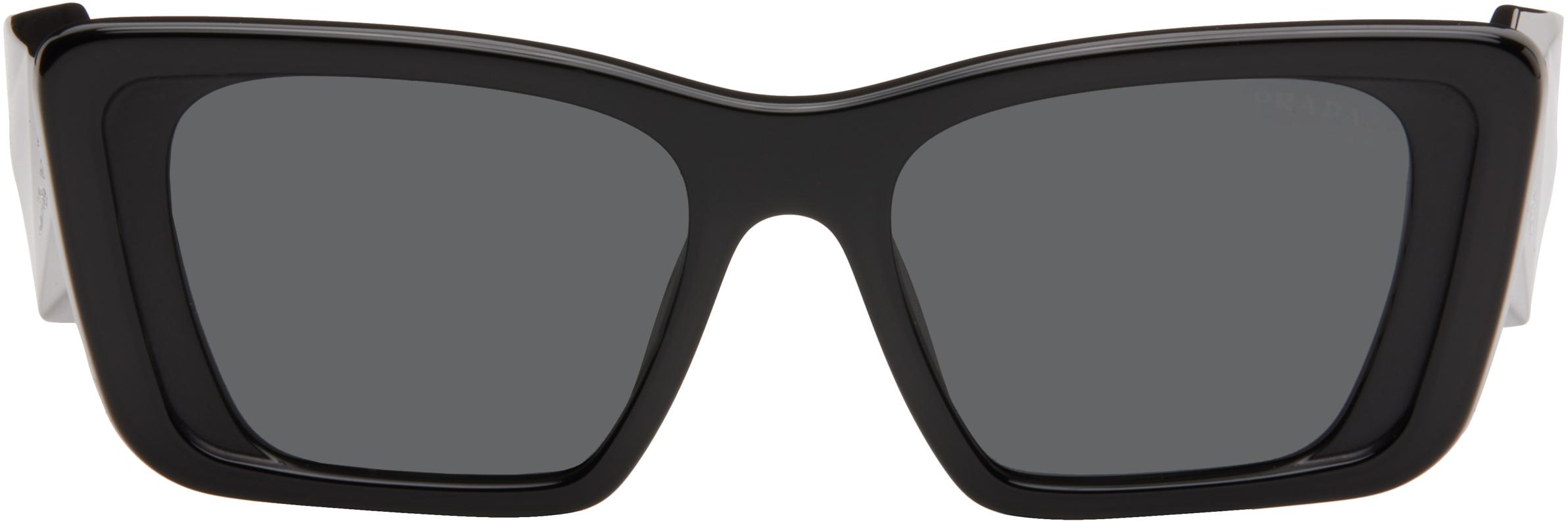 Prada レディース ブラック Thick Cat Eye アセテート Prada レディース ブラック Thick Cat Eye アセテート