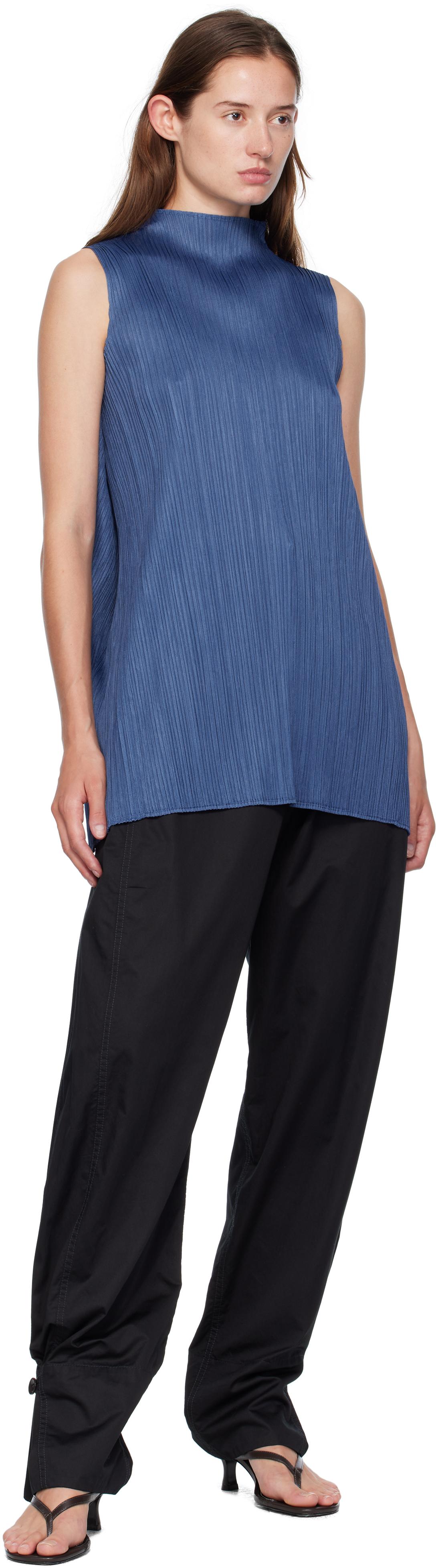Pleats Please Issey Miyake Lamp Shade Top in Blue | Lyst Canada