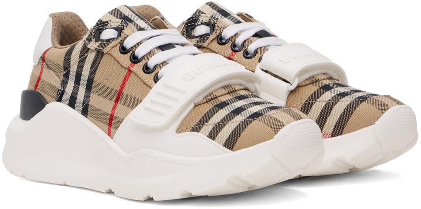 Burberry New Regis Sneakers in Brown Lyst UK