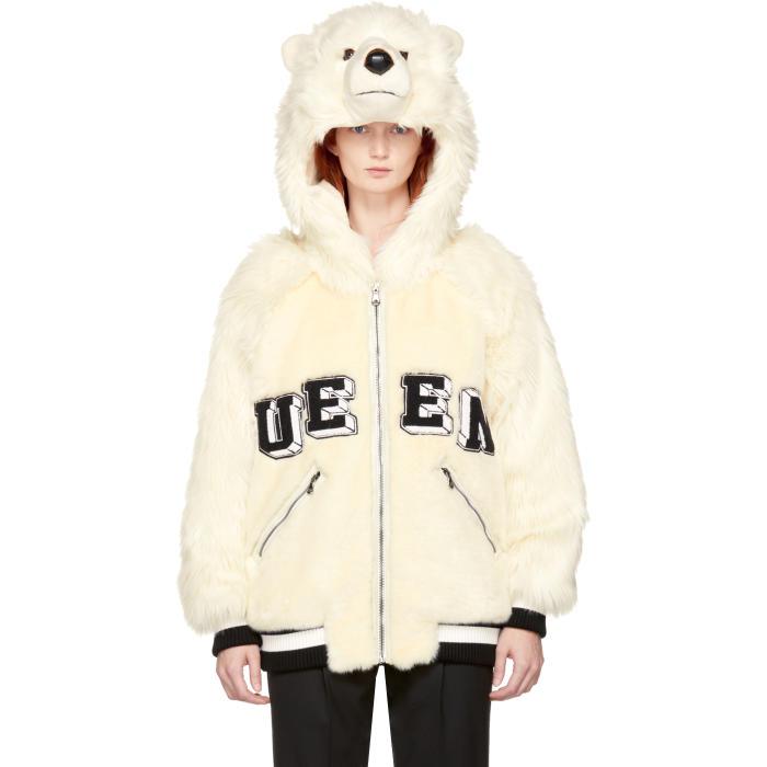 off white bear jacket